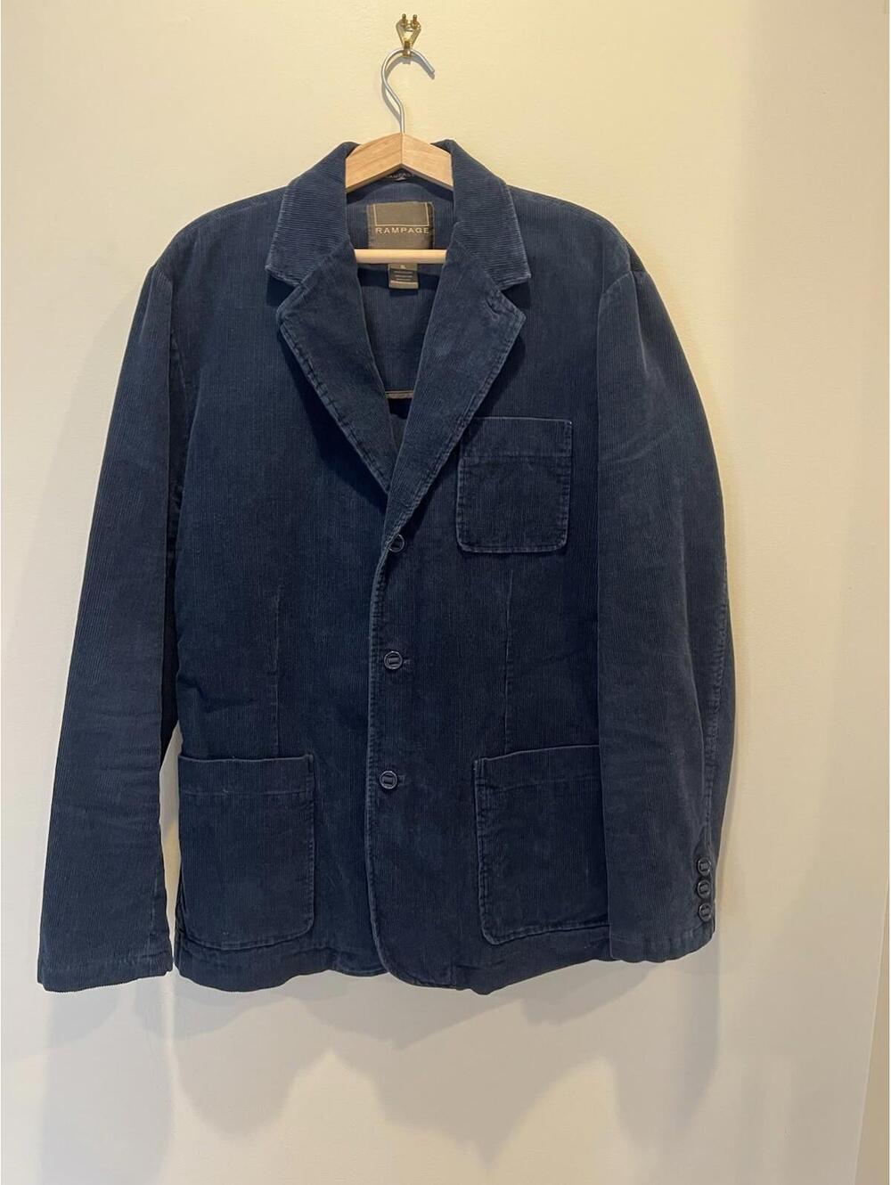 Rampage Mens Corduroy Blazer Jacket XL Classic Workwear Coat